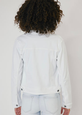 Kan Can White Denim Jacket