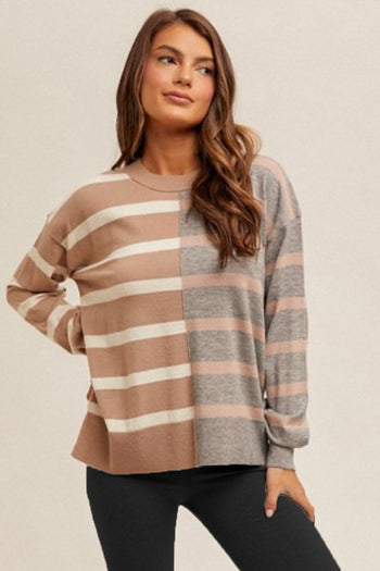 Striped Crew Pullovers - 2 Colors!