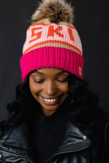 Ski Pom Hat - 2 Colors!