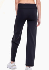 Active Ribbed Wide Leg Pants - 2 Colors!