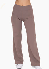 Active Ribbed Wide Leg Pants - 2 Colors!