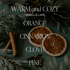 Warm + Cozy 11oz Soy Candle