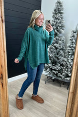 Soft Brushed Poncho Pullover - 5 Colors! - FINAL SALE