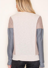 Hannah Colorblock Lightweight Tops - 2 Colors!