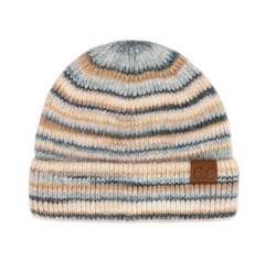 C.C Blue Small Stripe Beanie