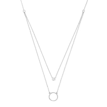 Double Appeal CZ Necklaces - 2 Colors!