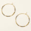 Scout Miyuki Hoops - Pewter Gold