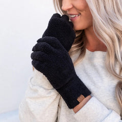 C.C. Plush Chenille Gloves - 4 Colors!