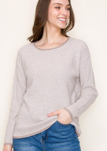 Two Tone Textured Pullovers - 4 Colors!