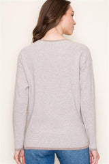 Two Tone Textured Pullovers - 4 Colors!