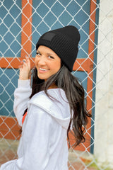 C.C. Rubber Patch Beanie - 3 colors!