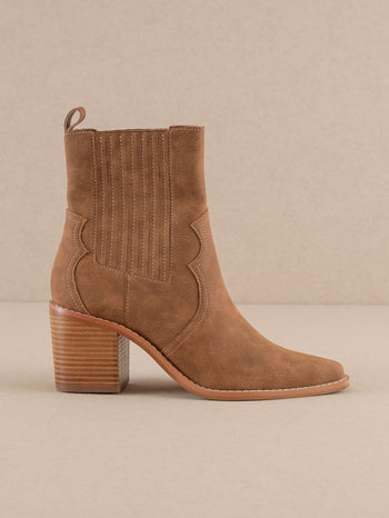 The Addison Paneled Western Boot