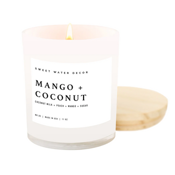 Mango & Coconut 11oz Soy Candle