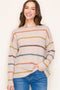 Striped Stitched Sweater