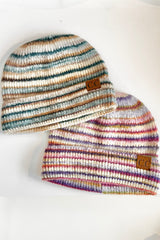 C.C Small Stripe Beanies - 2 Colors!