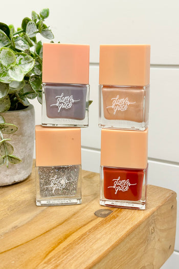 Glam & Grace Non-Toxic Nail Polish - 4 Colors