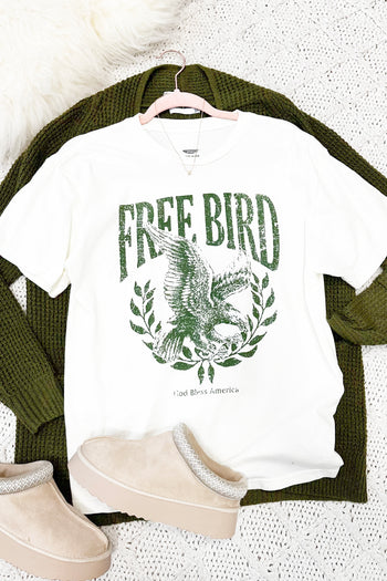 Green Free Bird Tee