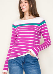 Cara Colorblock Lightweight Pullovers - 3 Colors!