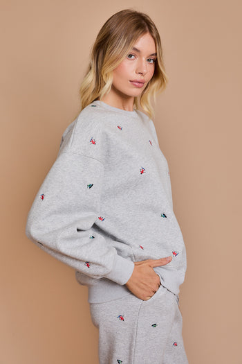 Ski Embroidered Sweatshirt