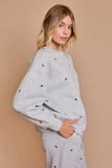 Ski Embroidered Sweatshirt