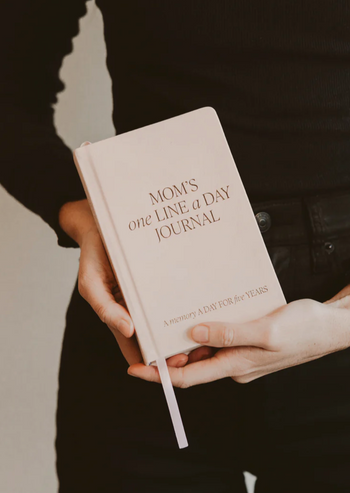 Mom's One Line A Day Leather Journal