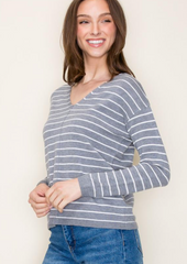 The Rosalie Striped Pullovers - 2 Colors!