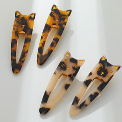 Elodie Cat Eco-Friendly Hair Clip Sets - 6 Styles!