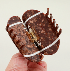 Game Day Large Football Claw Clip