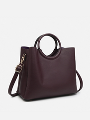 Helen Round Handle & Long Strap Satchel - 4 Colors!