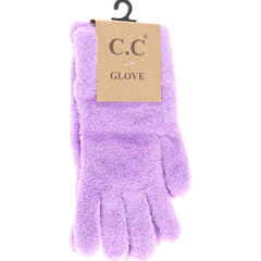 C.C. Plush Chenille Gloves - 4 Colors!