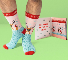 Holiday Card Sock Gift - 6 Styles! - FINAL SALE