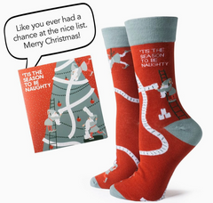 Holiday Card Sock Gift - 6 Styles! - FINAL SALE