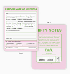 Random Note of Kindness Nifty Note Pad