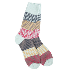 Worlds Softest Weekend Gallery Crew Socks - Boho