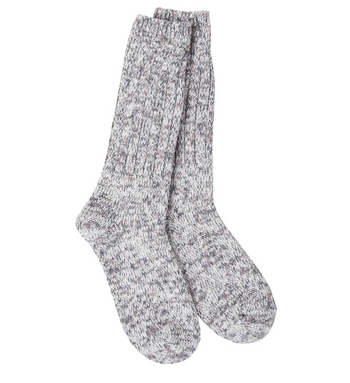 Worlds Softest Weekend Ragg Crew Socks - Rocky