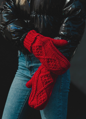 Classic Cable Knit Mittens - 5 Colors!