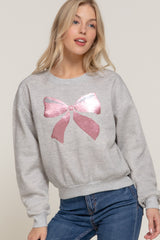 Sequin Bow Pullovers - 2 Colors! - FINAL SALE