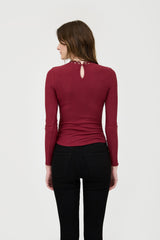 Lace Neckline Tops - 2 Colors! - FINAL SALE