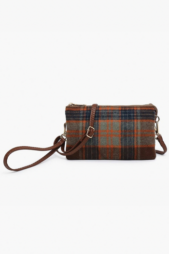 The Riley Plaid Convertible Crossbody - 2 Colors!