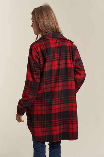 So Very Merry Buffalo Plaid Shacket