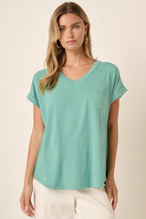 Buttery Soft Pocket Tee - 4 Colors!