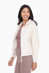 Mono B Puffer Sweater Sleeve Jackets - 2 colors