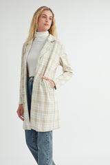 Brooklyn Beige Stretch Knit Jacket