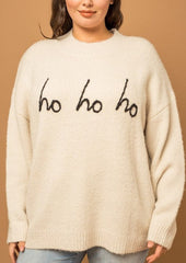 Ho Ho Ho Mock Neck Sweater - 2 Colors! - FINAL SALE