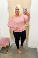 Ribbed Lightweight Dolman Tops - 2 Colors!