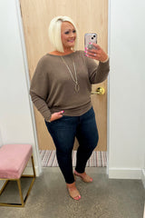 Ribbed Lightweight Dolman Tops - 2 Colors!