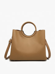 Helen Round Handle & Long Strap Satchel - 4 Colors!