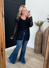 Kan Can Lainey Boho Flare Jeans