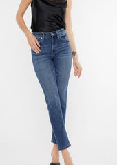 Kan Can Slim Straight Medium Wash Jeans