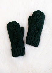 Classic Cable Knit Mittens - 5 Colors!